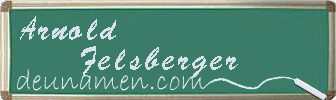Arnold Felsberger Visitenkarte